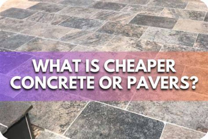 What is cheaper brick or concrete?