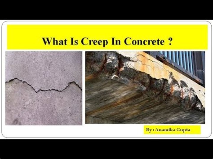 What is concrete creep?