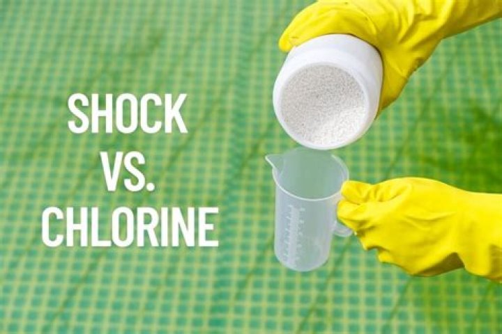 What is difference between shock and chlorine?