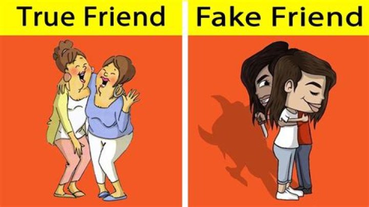 What is the difference between a real friend and a fake friend?