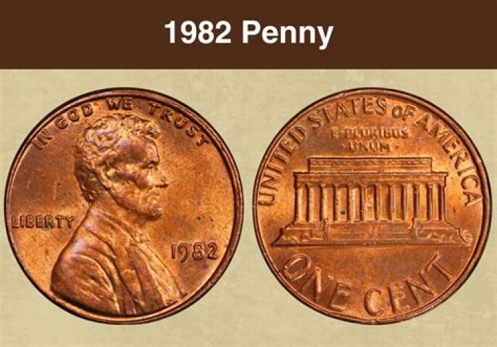 What is the error on a 1982 penny?