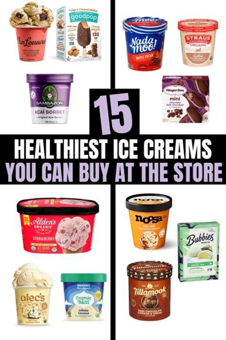 What is the healthiest ice cream?