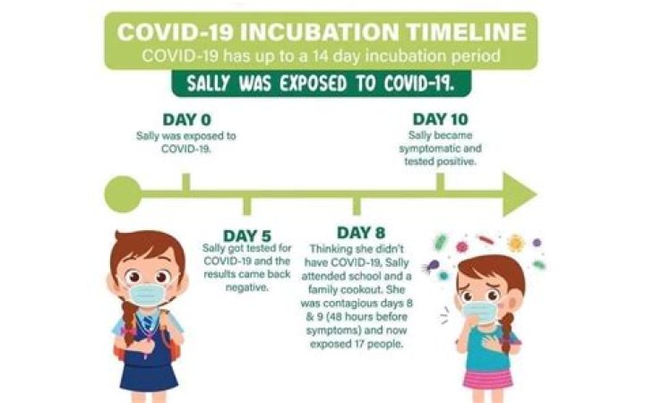 What is the incubation period for Covid?