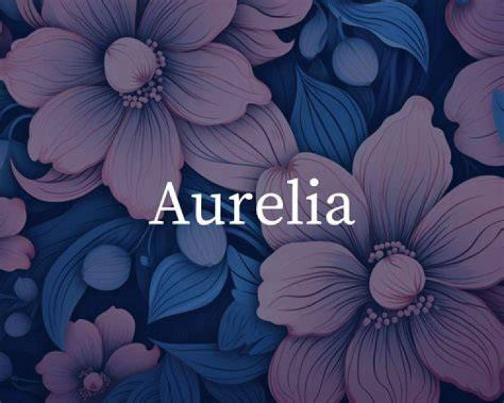 What is the meaning of the name Aurelia?