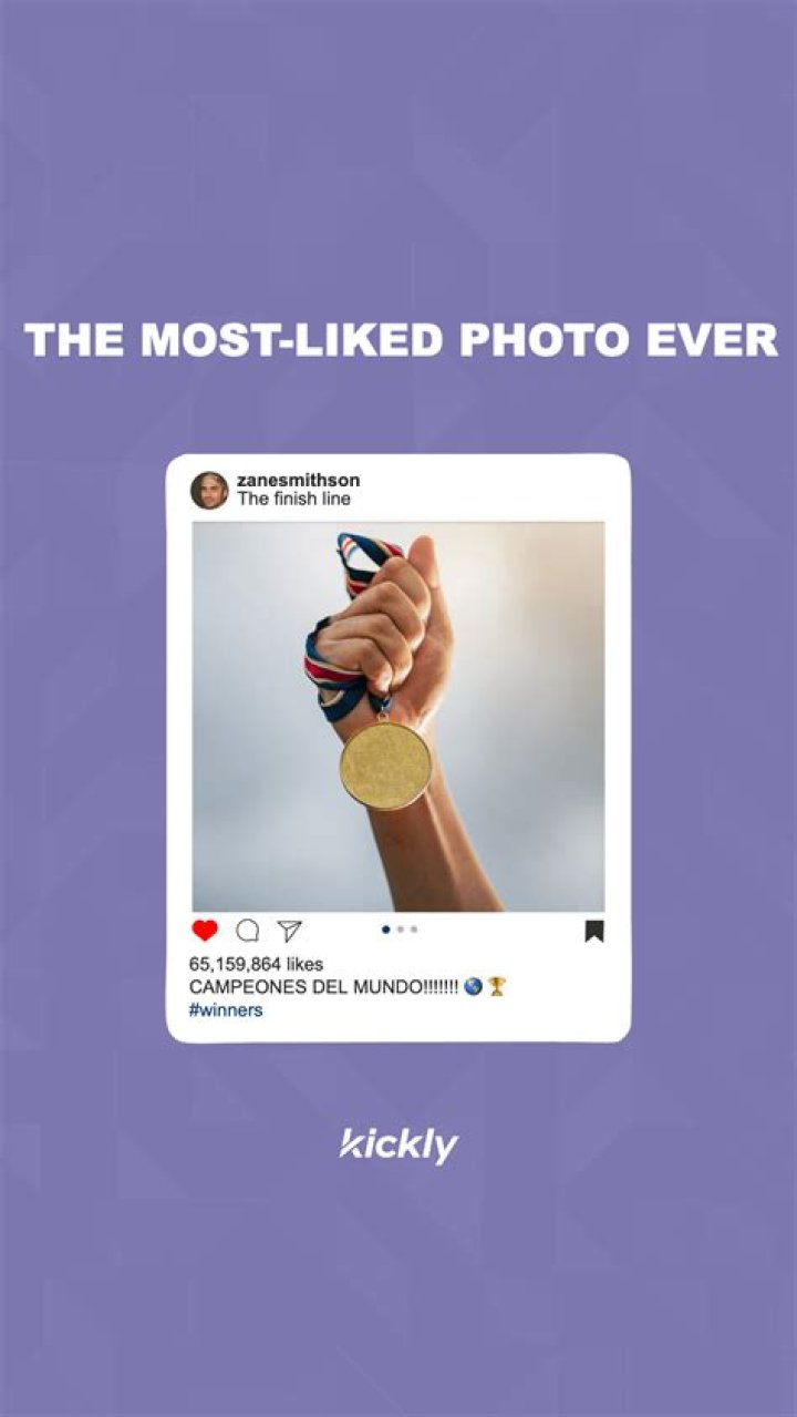 What is the most liked Instagram 2021?