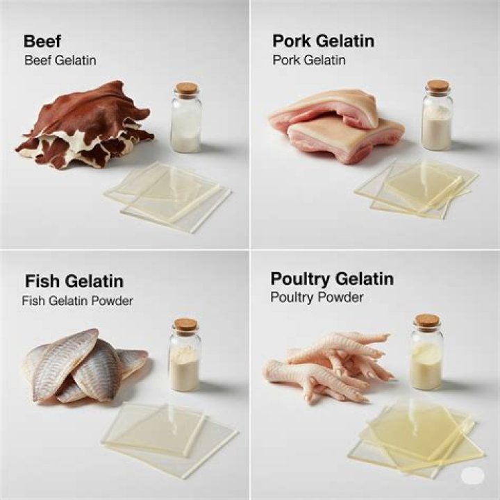 What is the porcine gelatin?