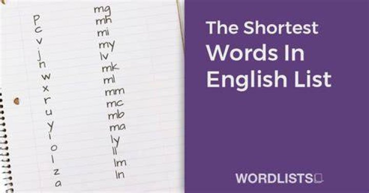 What is the shortest word in the dictionary?