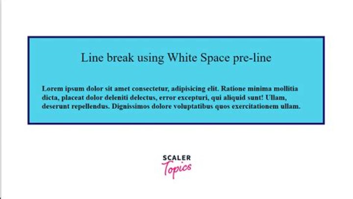 What is the symbol for line break?