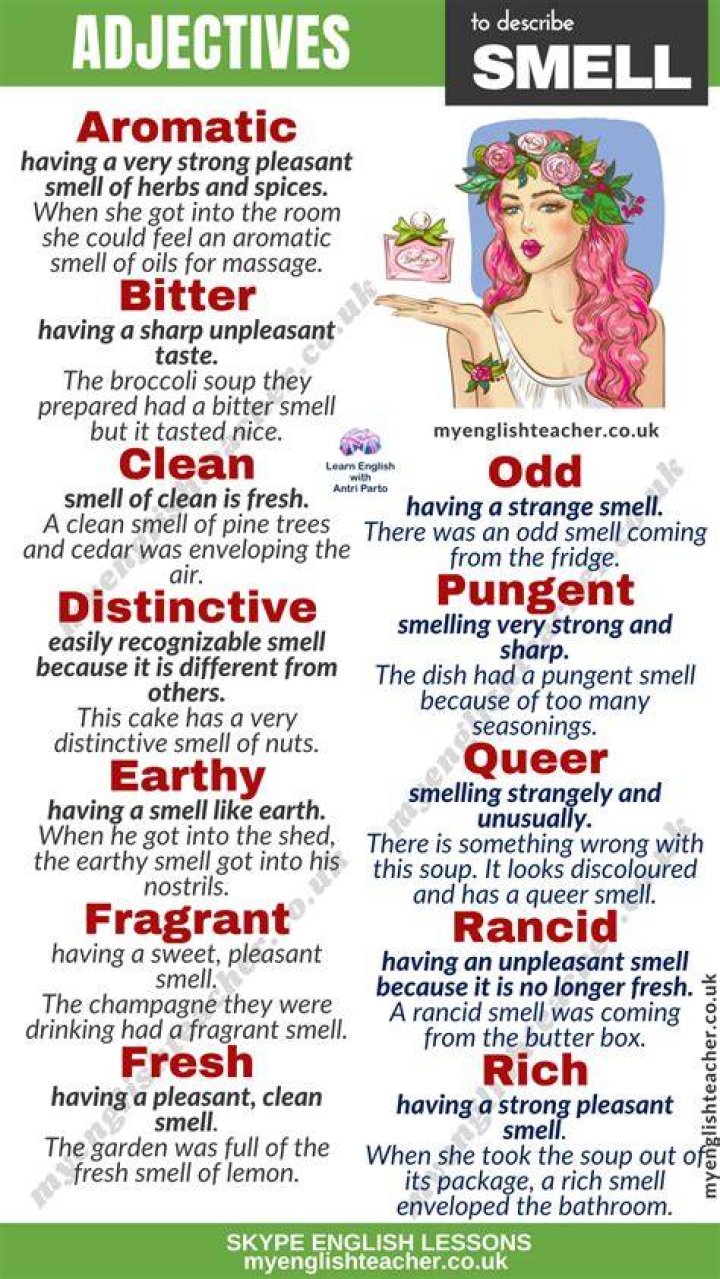 What kind of smell is attractive?
