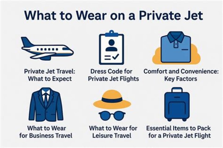 What should you wear on a private jet?