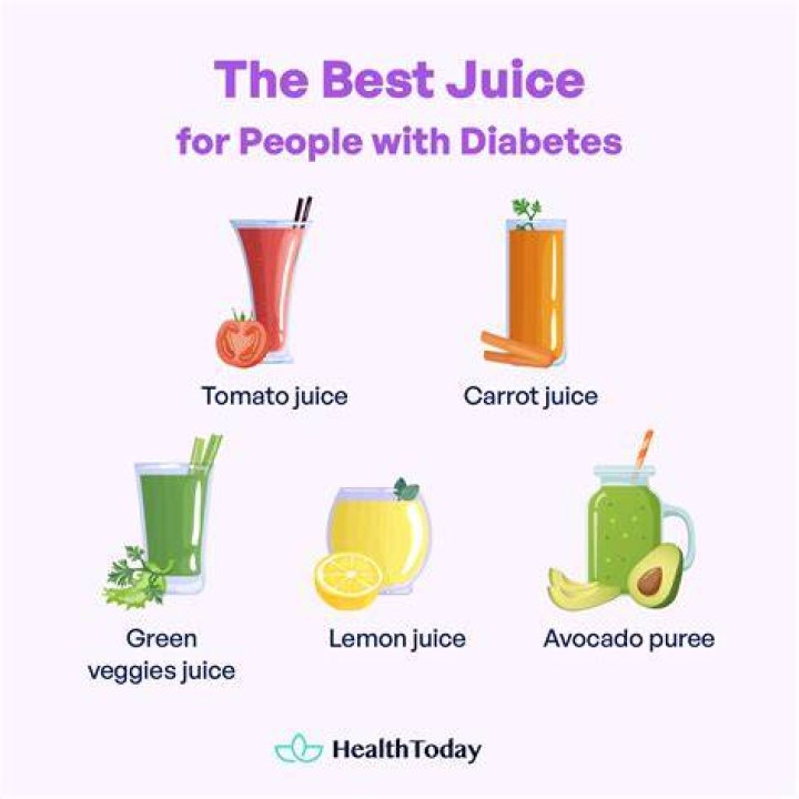 What type of juice can a diabetic drink?