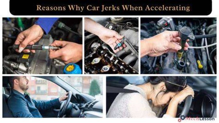 When I press the gas my car jerks?
