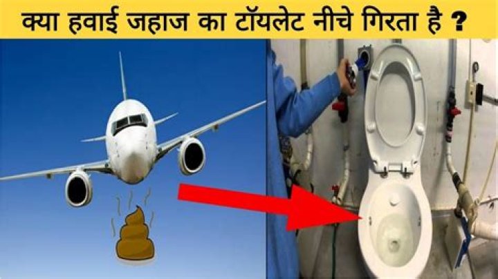 Where does toilet waste go on a plane?
