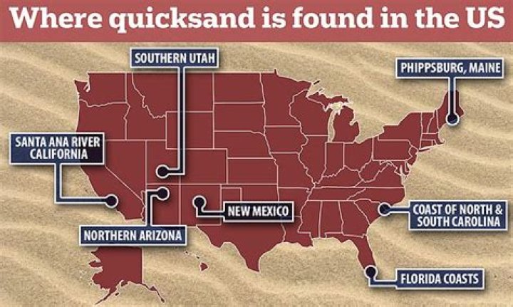 Where is quicksand in Florida?