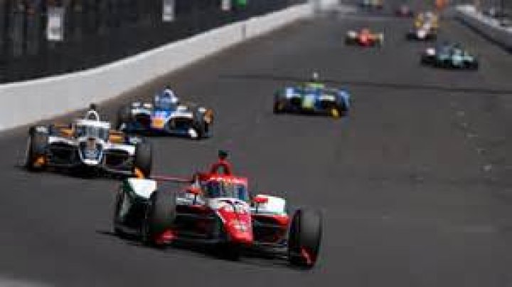 Who drives the NAPA Indy car?