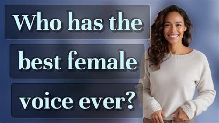 Who has the best female voice ever?