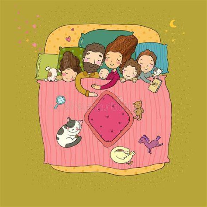 Who in Charlie's family got to sleep in the bed?