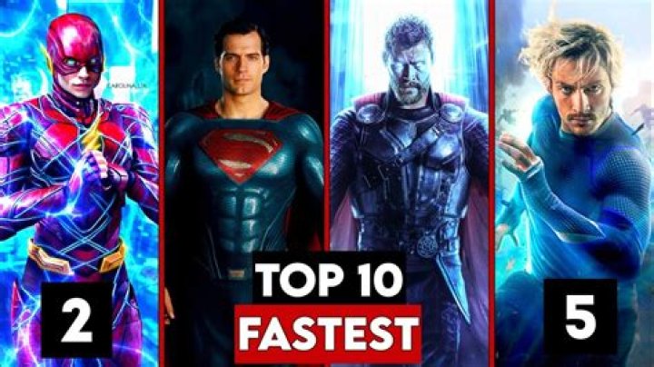 Who is the fastest superhero or super villain?