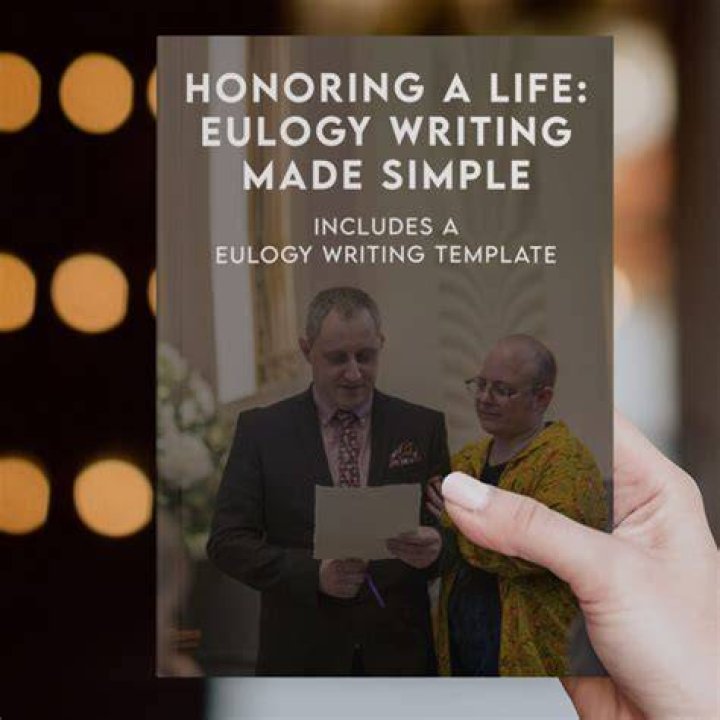 Who usually writes the eulogy?