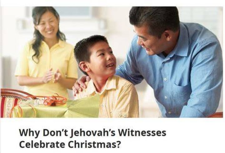 Why can't Jehovah Witnesses celebrate Christmas?