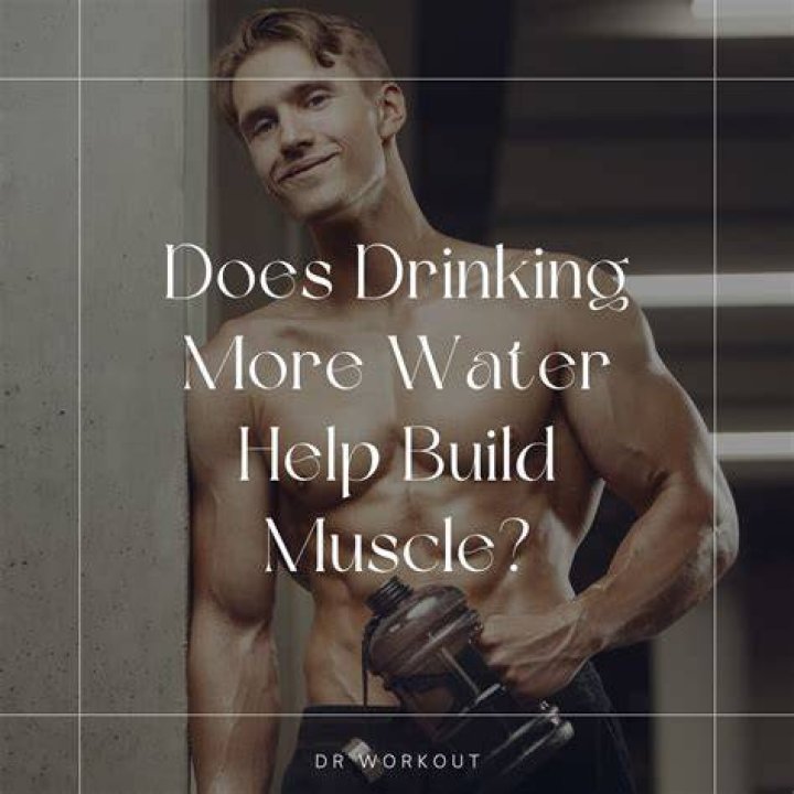 Why do bodybuilders not drink water?
