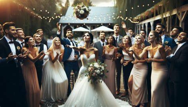 Why do brides throw the bouquet?