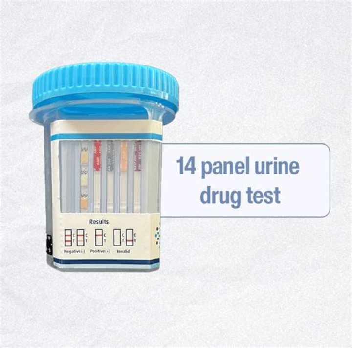 Why do they put blue stuff in the toilet for a drug test?