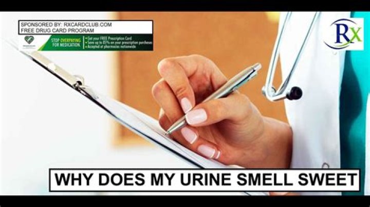Why does my urine smell sweet?