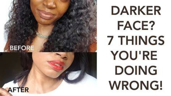 Why is my face darker than my body?