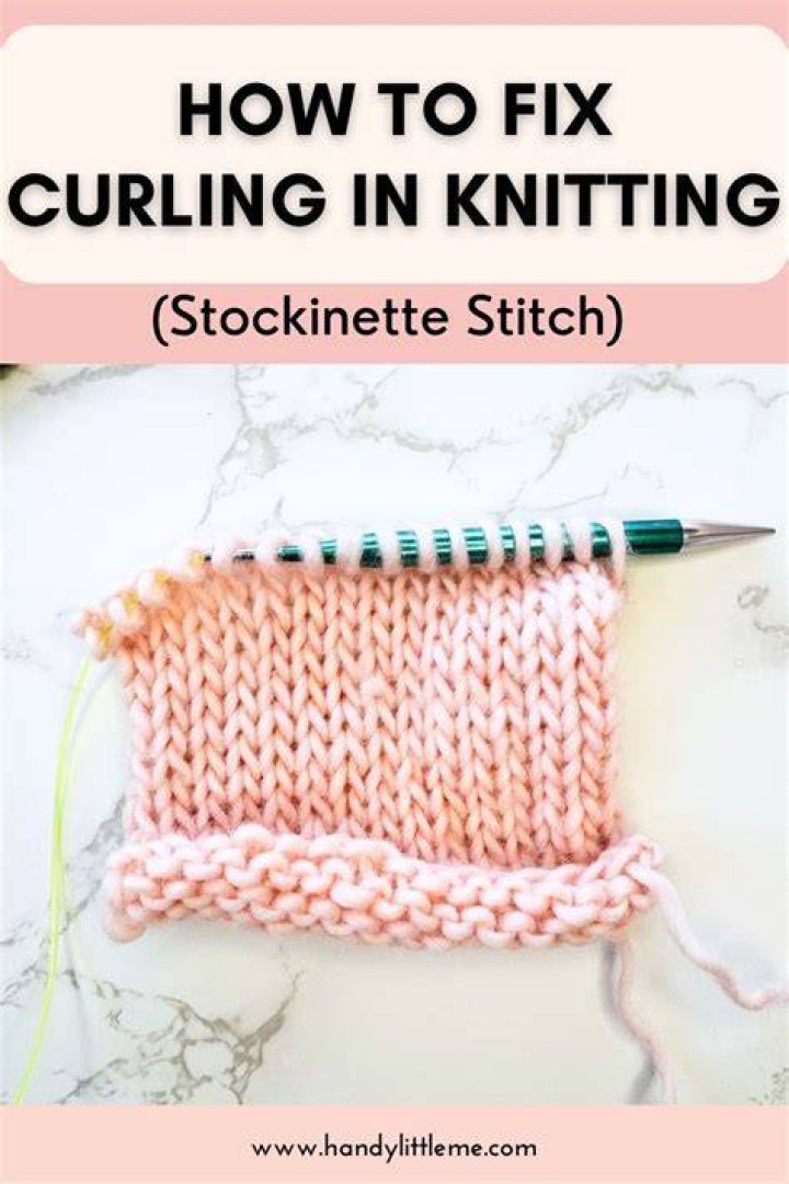 Why is my knitting curling on the sides?