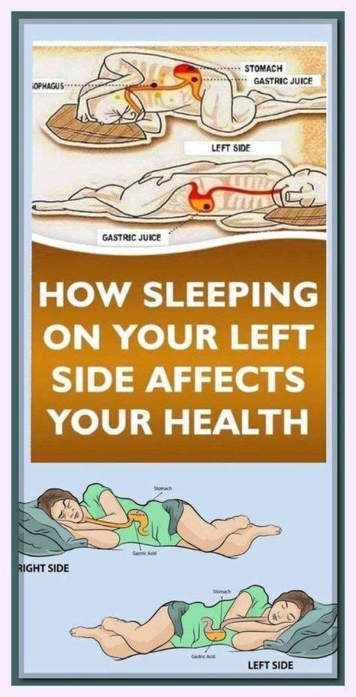 Why is sleeping on your left side better?