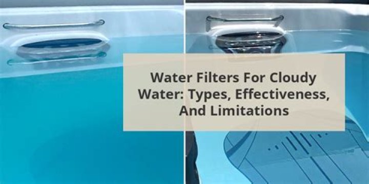 Will a filter clear cloudy water?